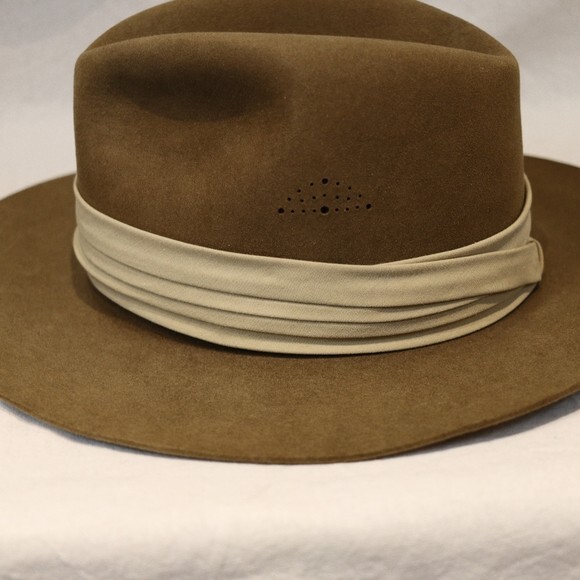 Banana Republic Vintage Safari Wool Fur Felt Fedora Rare Collectible Hat main image 14